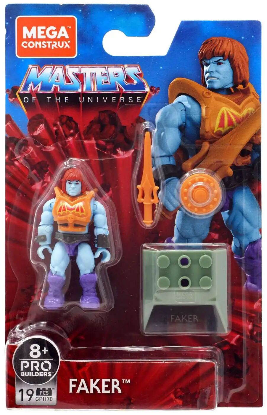 Mega Construx Masters of the Universe Heroes Faker Mini Figure